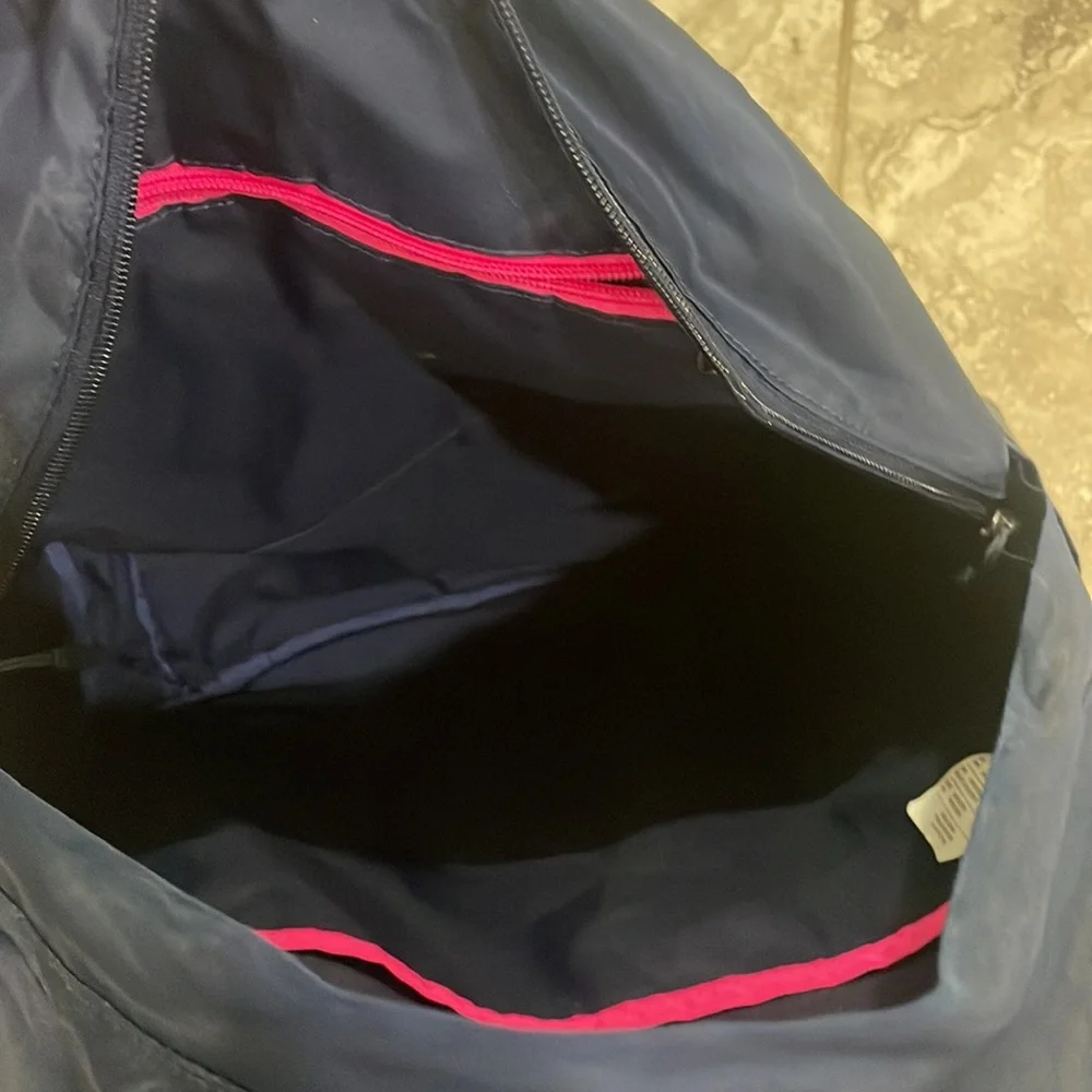 NIKE Auralux Backpack‎ Laptop Pocket Navy Blue with pink